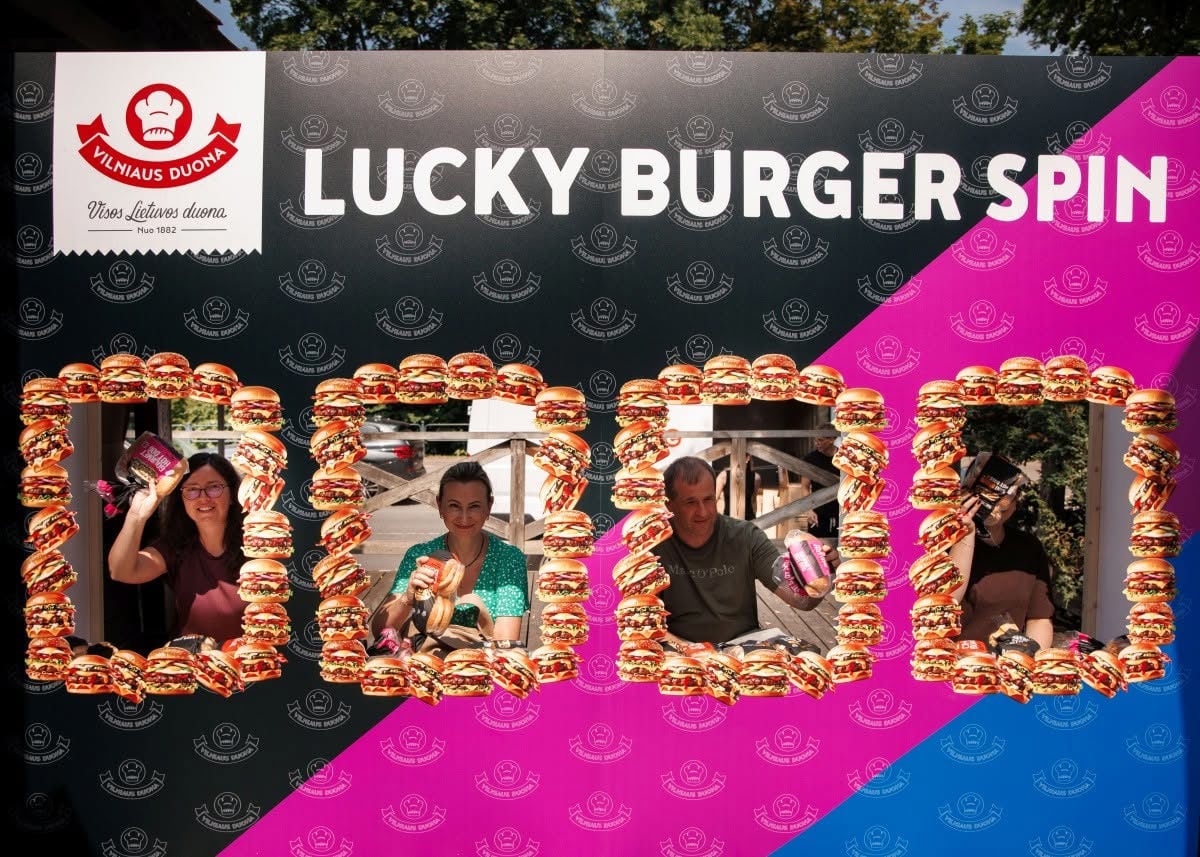 Burger Fest 2026 Lucky burger spin Vilniaus duona